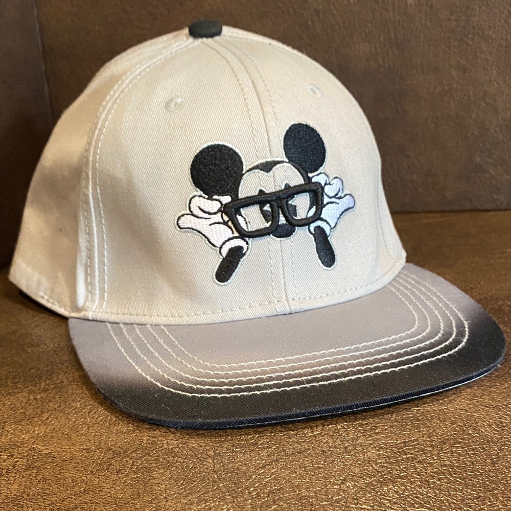 Disney Black and Gray Mickey Mouse Hat